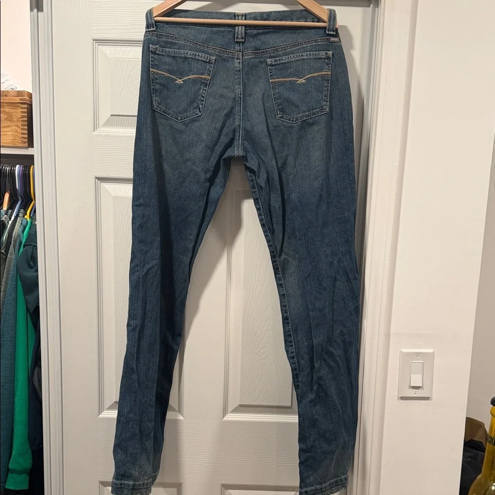 Cruel Girl Dark Wash Straight Leg Jeans 13 XLong - Picture 6 of 6